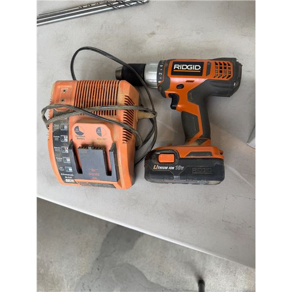 Rigid drill and charger