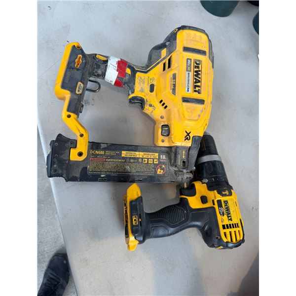 Dewalt drill and nailer