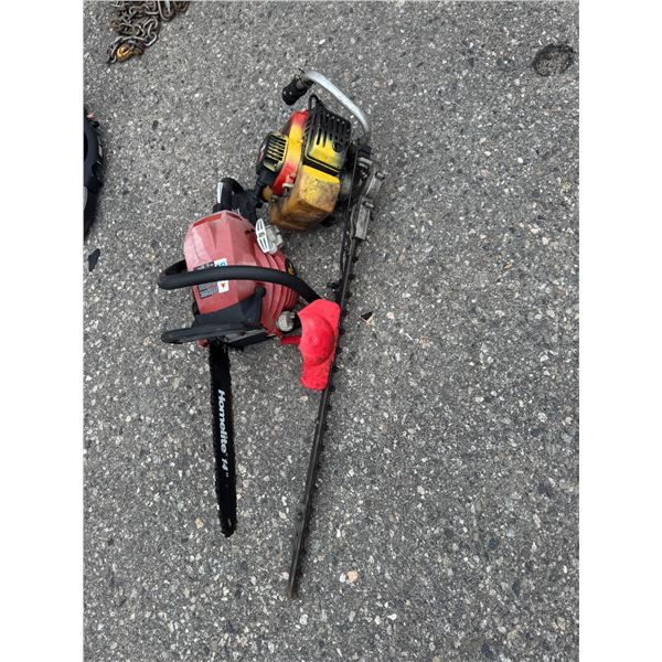 Chainsaw, hedge trimmer for parts of repair