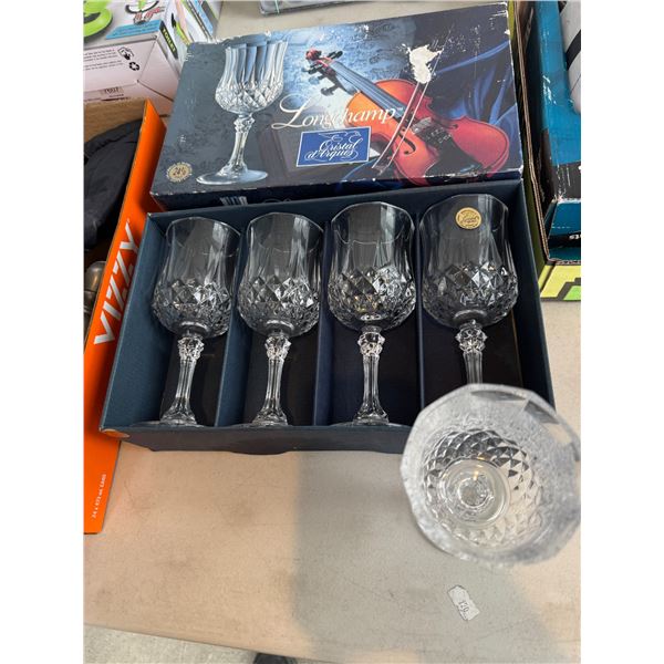 Crystal glasses