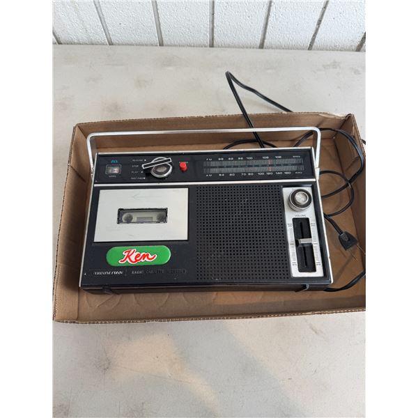 Sound design radio casser recorder