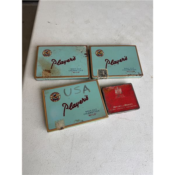 Cigarette tins