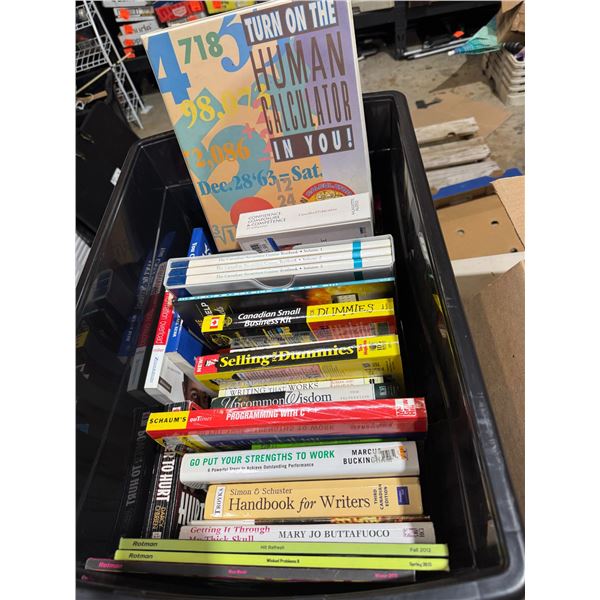 Assorted textbooks, etc.