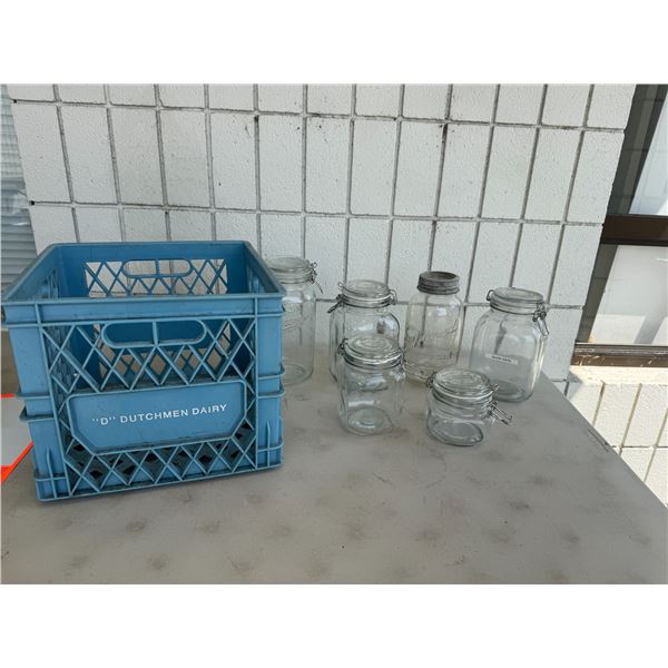 Glass jars