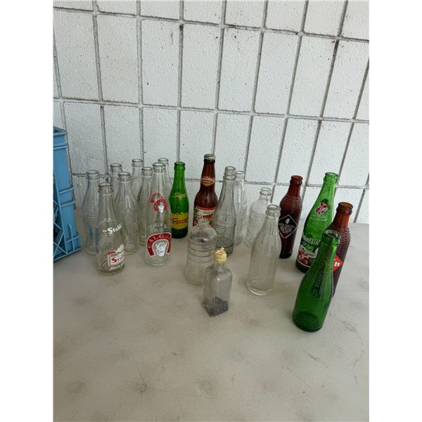 Glass collectible  bottles squirt, stubby etc