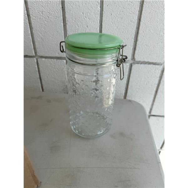 Jadite? Lidded sealing jar