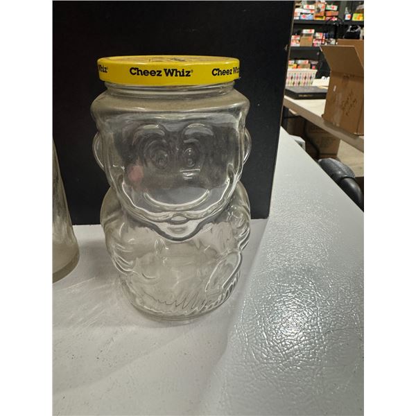 Super Mario cheese with glass jar