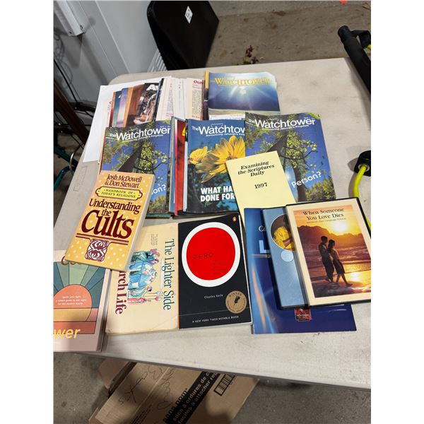 Watchtower, magazines, and other books