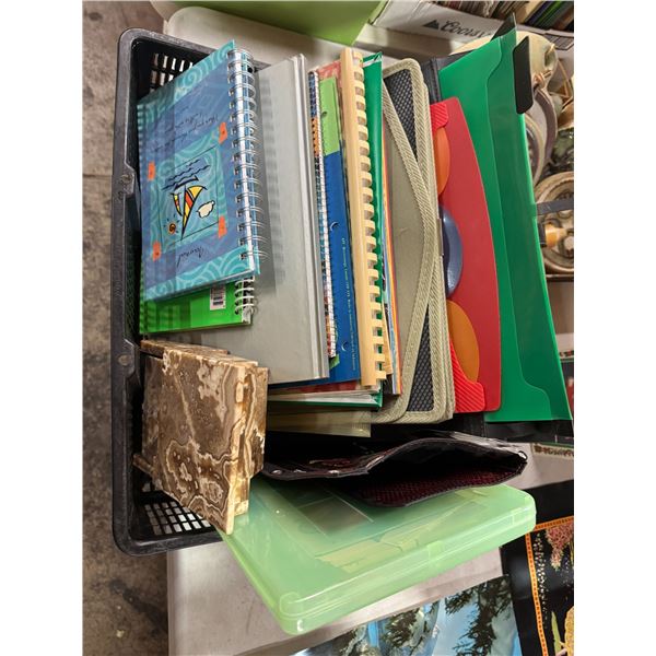 Notebooks and other office related items