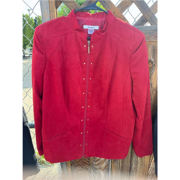 Red TANJA jacket size 14