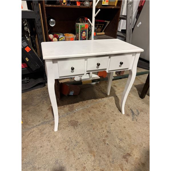 Desk has mirror
