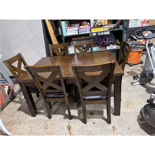 Table And Chairs with leaf