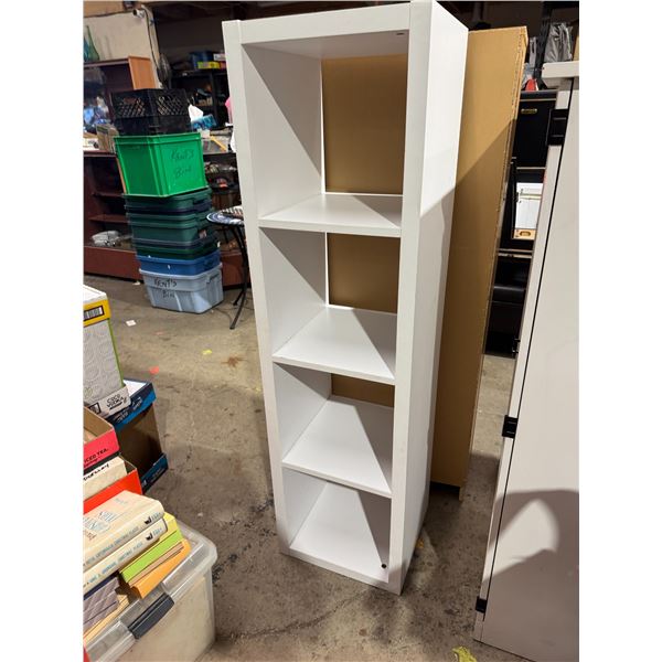 White cube shelf