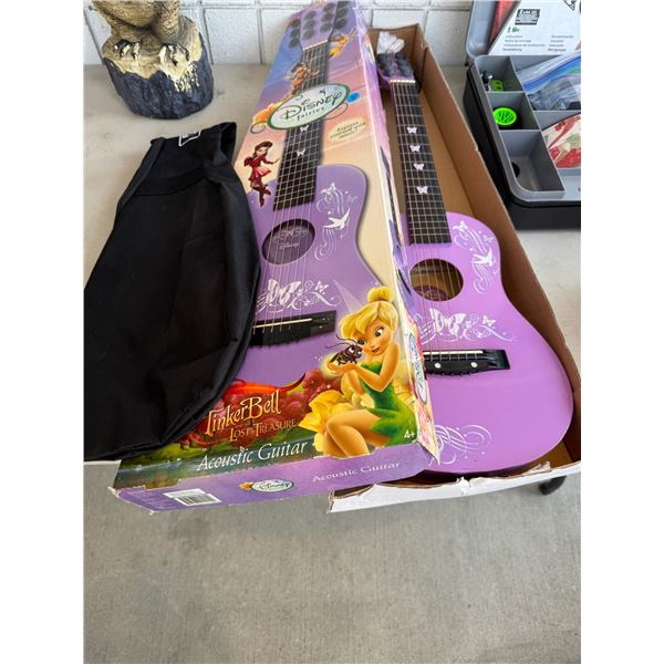 Disney fairies guitar and case