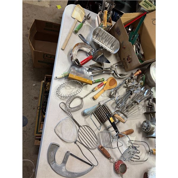 Vintage kitchen items