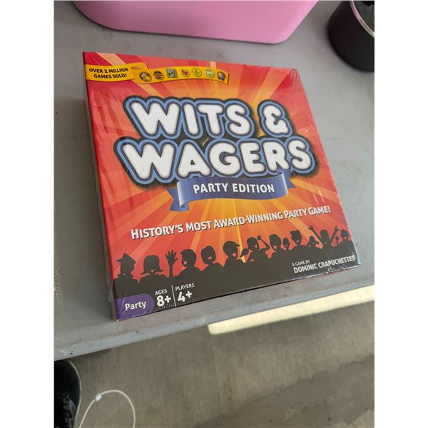 Sealed game wits and wagers party edition