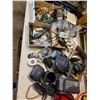Image 1 : Miscellaneous headphones, camera cases, wires, remotes, etc.