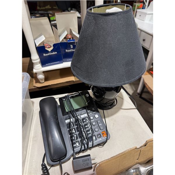 Phone and lamp