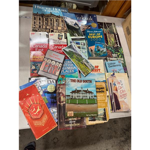 Flyers gardening and travel items