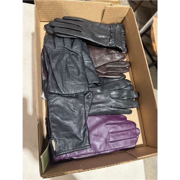Light of leather gloves