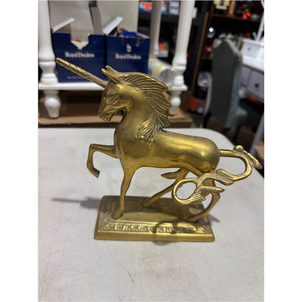 Brass unicorn