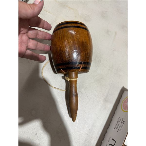 Wooden bilboquet toy antique