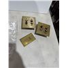 Image 1 : Brass push button electrical switches