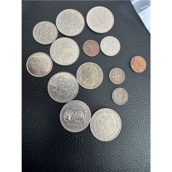 assorted coins