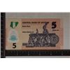 Image 2 : 2022 NIGERIA 5 NAIRIA CRISP UNC POLYMER, COLORIZED