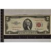 Image 1 : 1953-A US $2 RED SEAL STAR NOTE. CRISP UNC