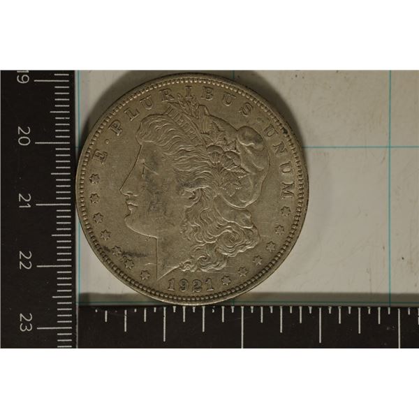 1921-D MORGAN SILVER DOLLAR