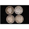 Image 1 : 1909, 1913, 1914 & 1916 SILVER BARBER DIMES