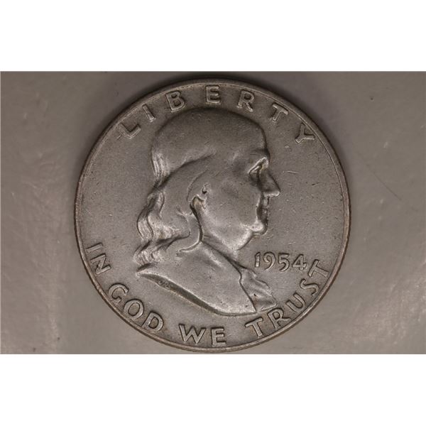 1954-D SILVER FRANKLIN HALF DOLLAR
