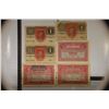 Image 2 : 6 AUSTRIA BILLS" 3-1916 ONE KORONA & 3-1917 TWO