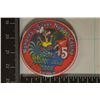 Image 2 : $5 MAHONEY'S SILVER NUGGET CASINO CHIP. 2000 HAPPY