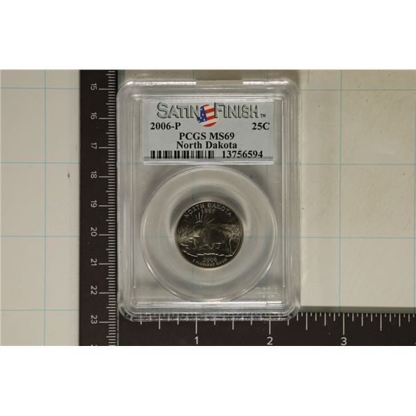 2006-P NORTH DAKOTA QUARTER PCGS MS69
