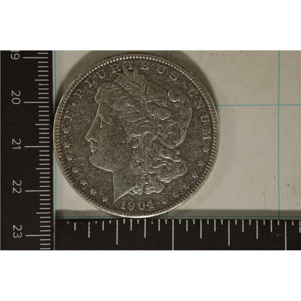 1904 MORGAN SILVER DOLLAR APPEARS WIZZED?
