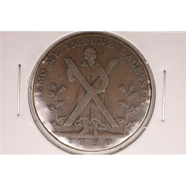 1790 CONDER TOKEN. THEY R MOSTLY 18TH CENTURY