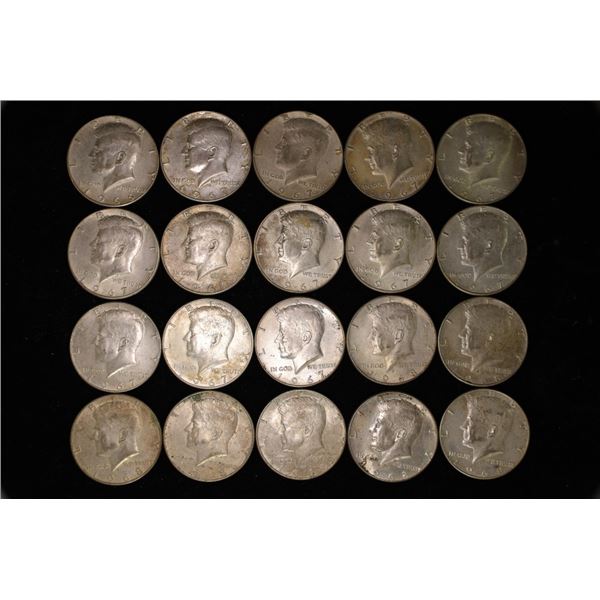 2.958 OZ. ASW 40% SILVER JOHN F. KENNEDY HALVES