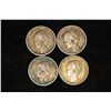 Image 2 : 4-1944 CURACAO SILVER 1/4 GULDEN COINS .2948