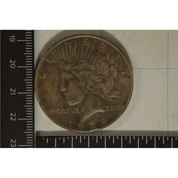 1934-D PEACE SILVER DOLLAR