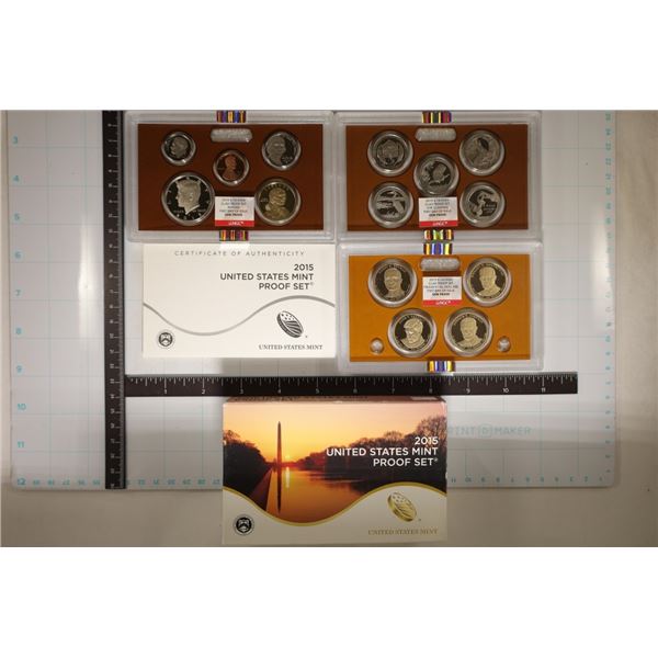 2015 US PROOF SET (WITH BOX) NGC GRADED GEM PROOF