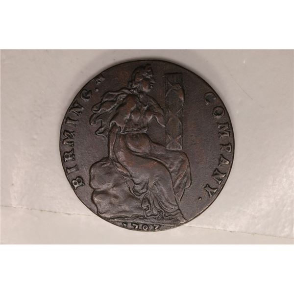 1792 CONDER TOKEN. THEY R MOSTLY 18TH CENTURY