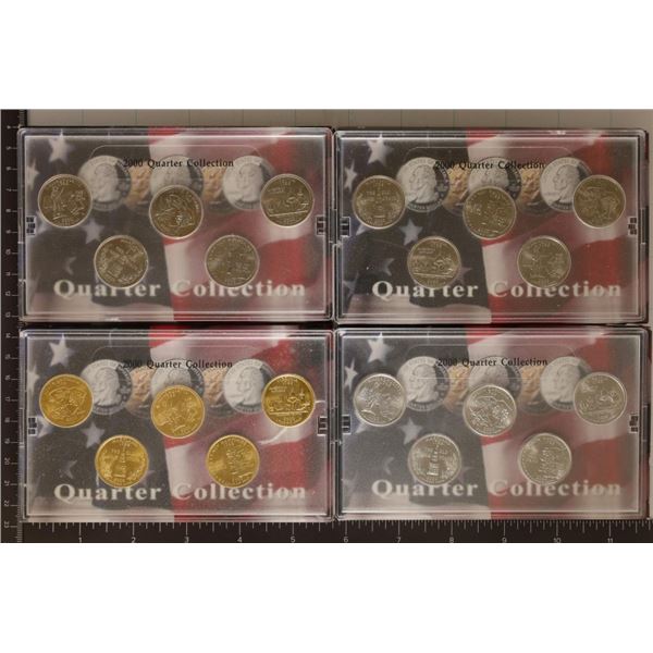 2000 US 50 STATE QUARTERS PROOF SETS WITH BOXES