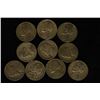 Image 1 : 10 ASSORTED 35% SILVER JEFFERSON WAR NICKELS: 1942