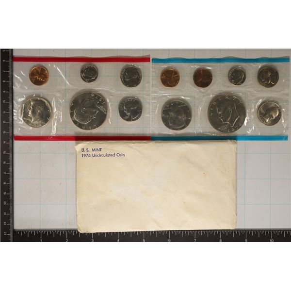 1974 US MINT SET (UNC) P/D/S (WITH ENVELOPE)