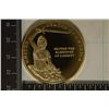 Image 1 : 24K GOLD LAYERED PROOF 32 GRAM ROUND. PART
