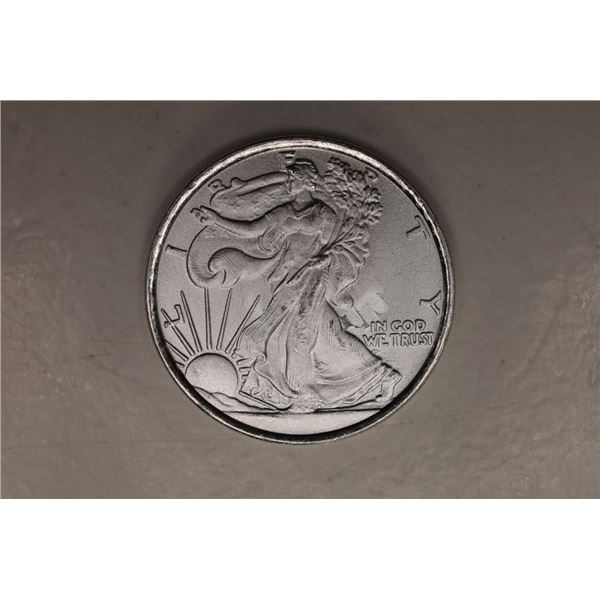 1/10 TROY OZ. .999 FINE SILVER UNC ROUND WITH