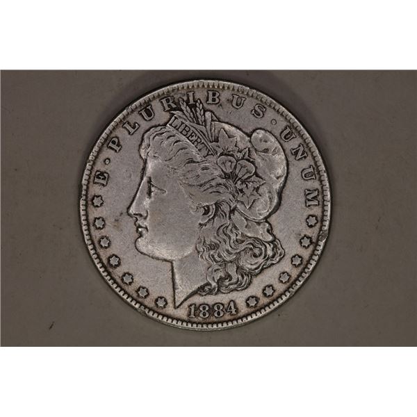 1884 MORGAN SILVER DOLLAR