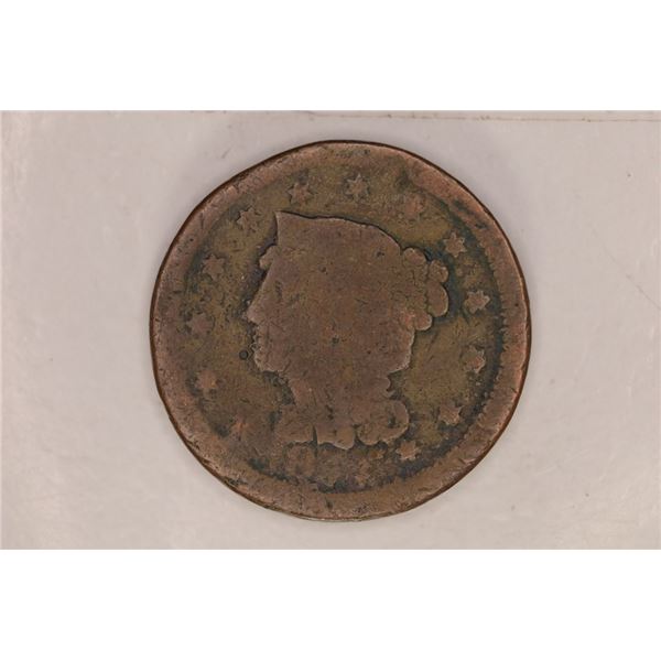 TWO HEADED US LARGE CENT MAGICIANS COIN